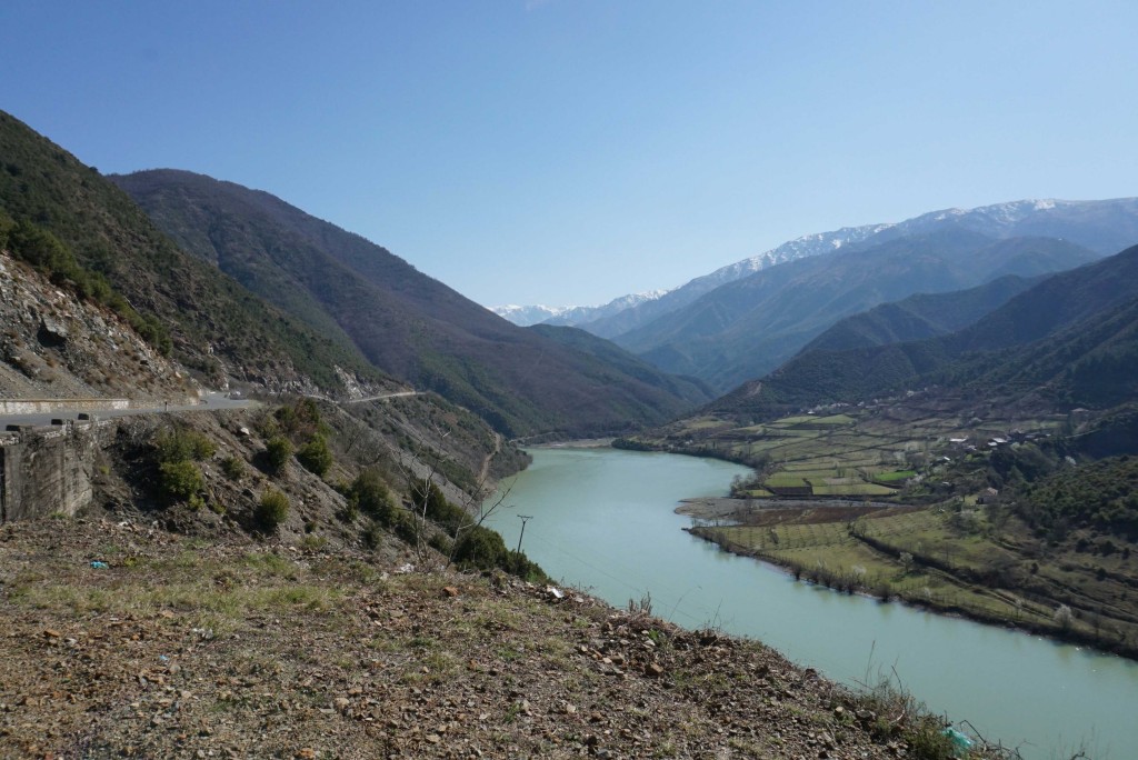 Winding our way up into the hills of northern Albania