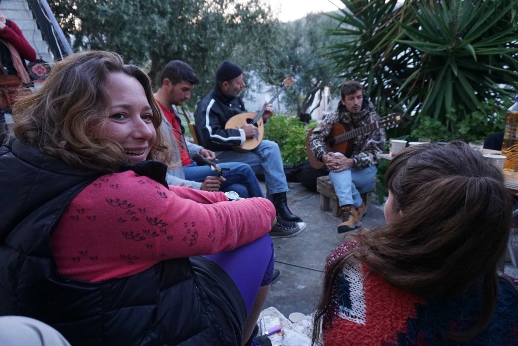 Easter barbecue at Babis' in Ermoupoli