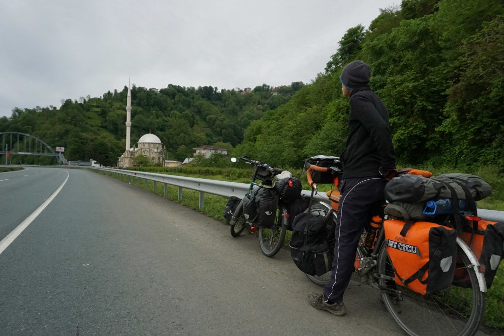 Last few minarets on the Black Sea road to Georgia