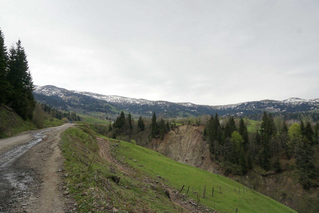 Nearing the top of the valley