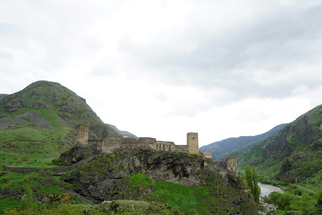 Castle next to Paravani hydropower station