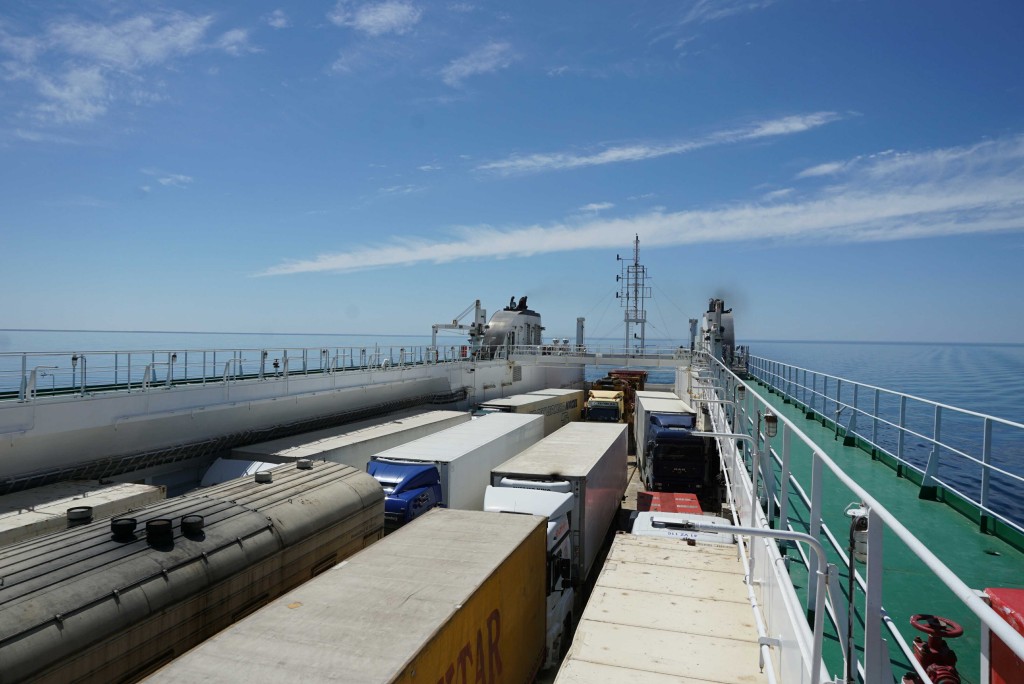 Cargo deck of Balakan