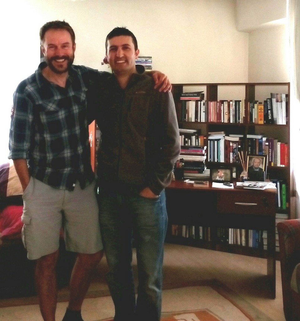 With Dursun Demir at his home in Samsun