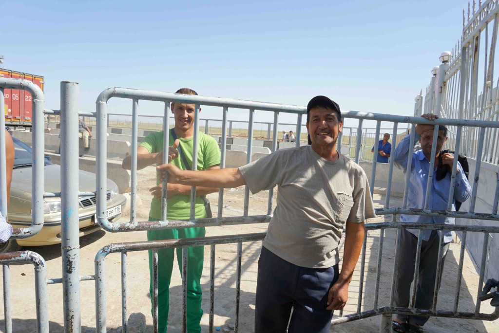 Getting special treatment at Kazakh border control