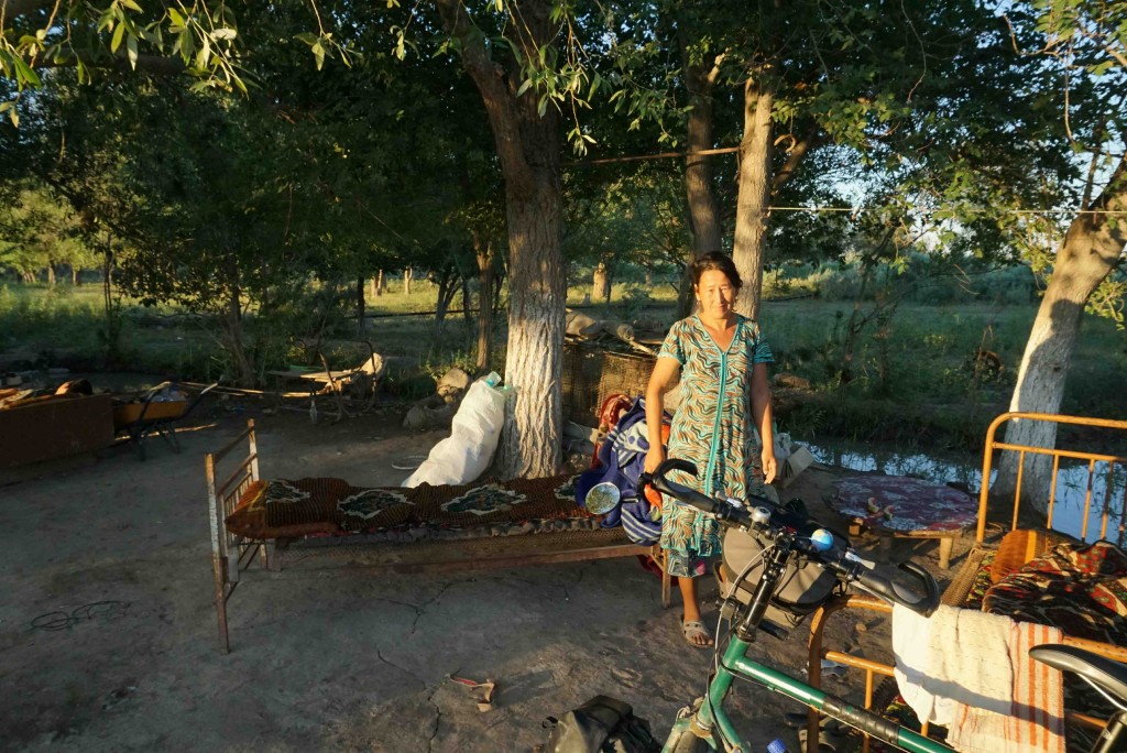 This Uzbek woman couldn't have been kinder, nursing me onto my feet after my first bout of sickness struck.