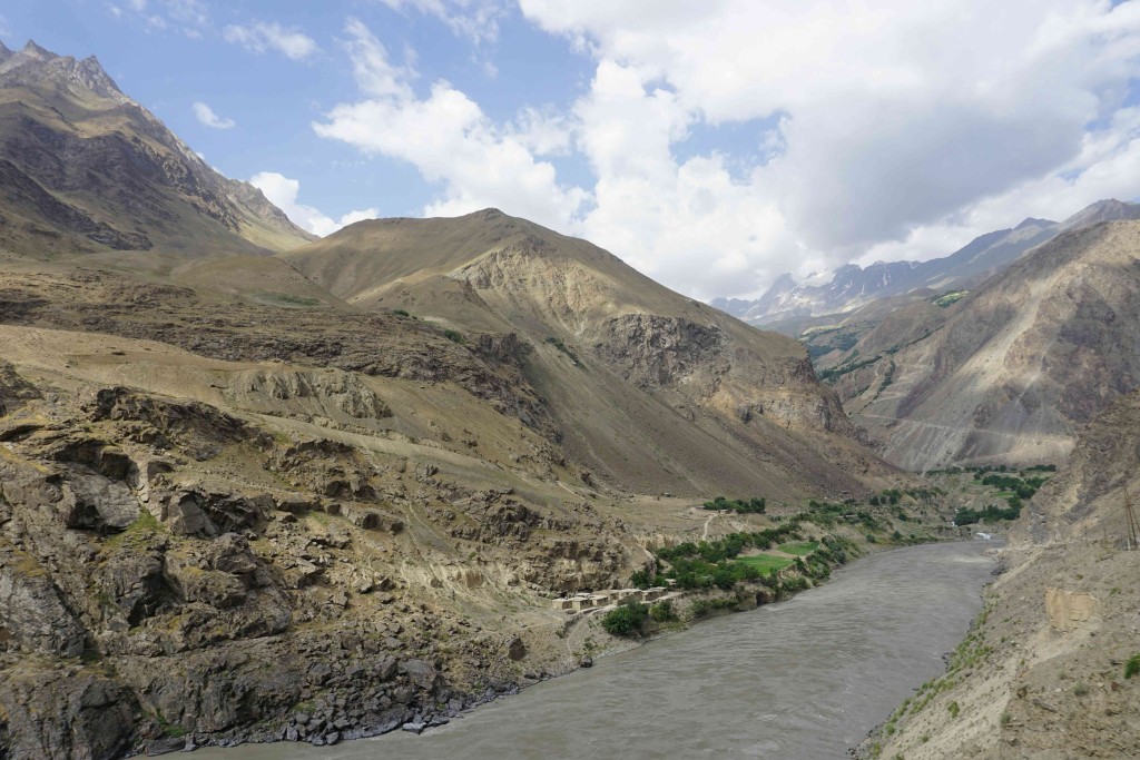 First views across the River Penj to Afghanistan