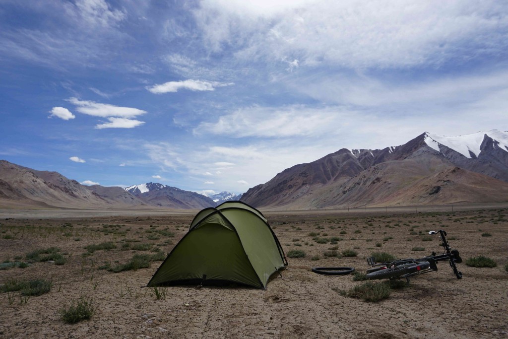 Camping at 4200m