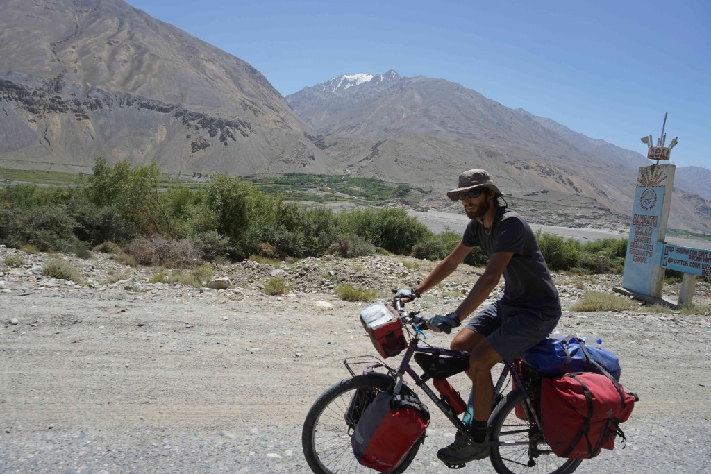 In the Wakhan with Seweryn, who cycled from Poland to Bishkek