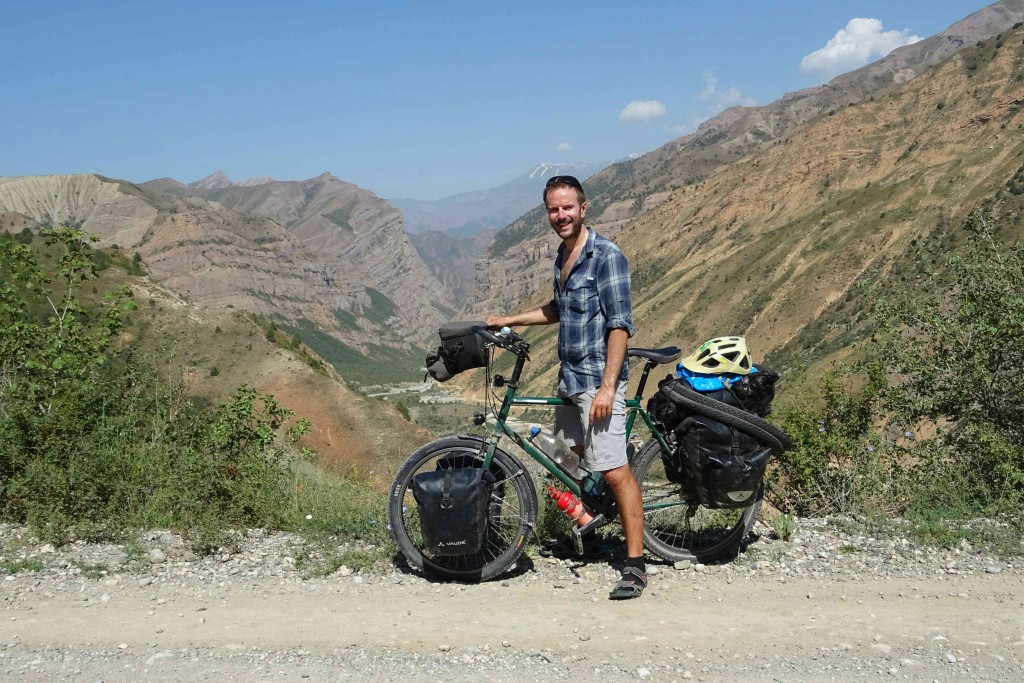 Taking a breather on the big climb up the Sagirdash pass. Photo credit: I.Mathews