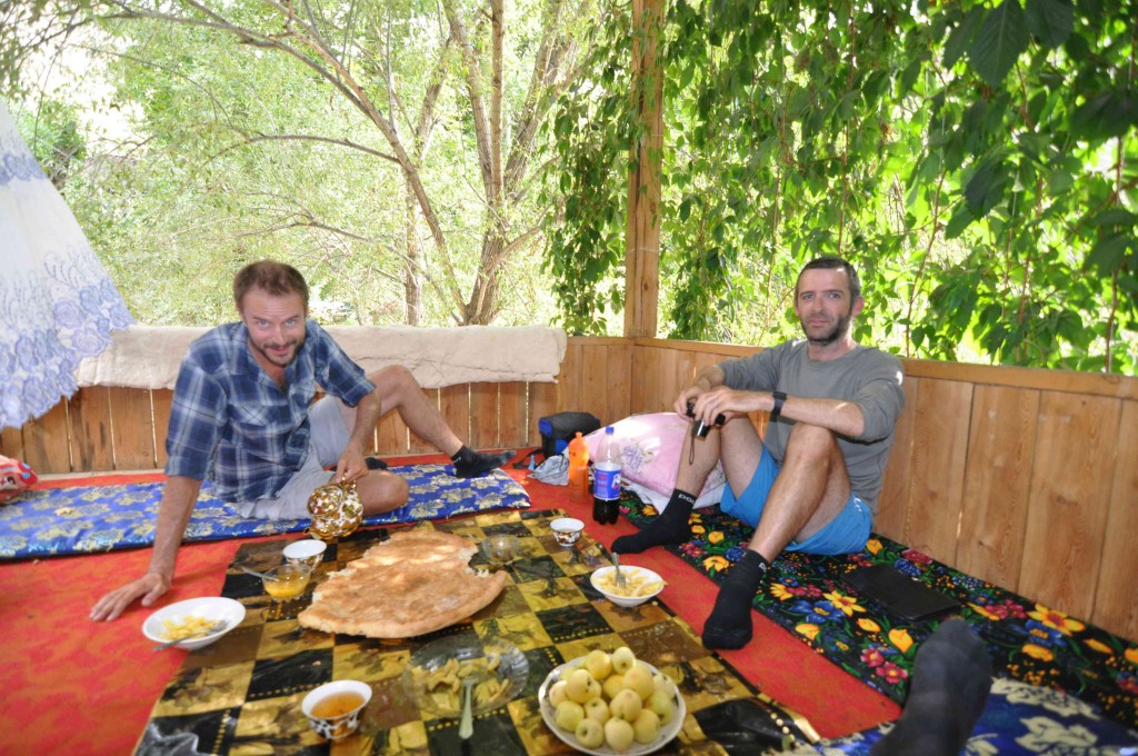 The longest ever wait for a plate of undercooked potatoes, cooked in cotton oil. Tajik cooking is grim.