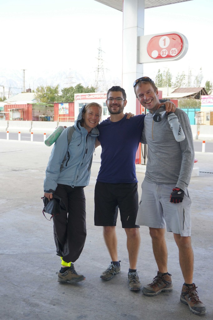 With Ammandine and Michael who I met on the road to Issy Kul.