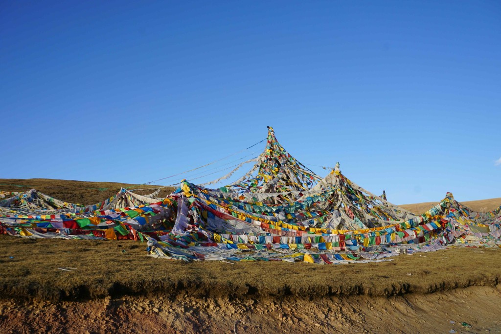 Prayer flags - the iconic image of the Tibetan region
