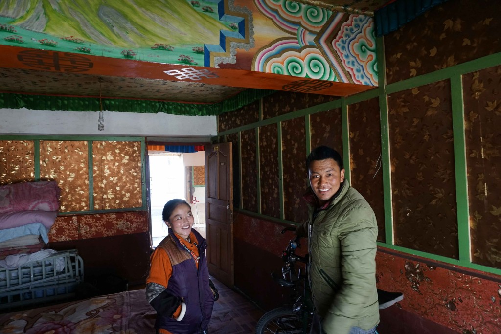 My hosts in a homestay, Serxu, Sichuan