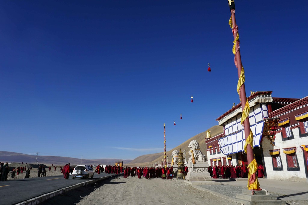 Monks monks everywhere, monks what'll I do? Serxu, Sichuan