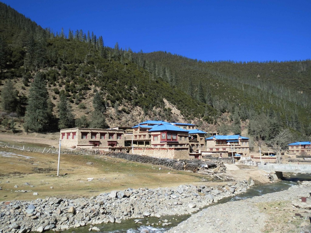 Tibetan village in southern Sichuan