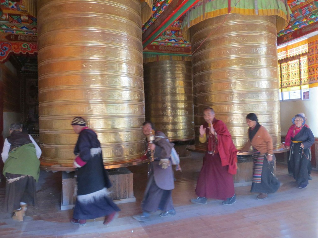 Big prayer wheel keeps on rolling.