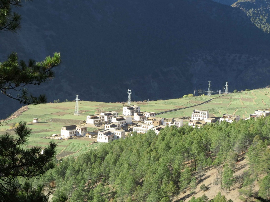 Tibetan village near Shagongxiang, Sichuan