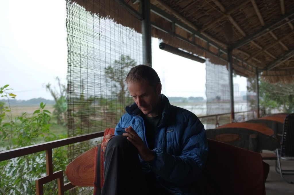 Fairphone on its last warning in Tam Coc homestay, Vietnam