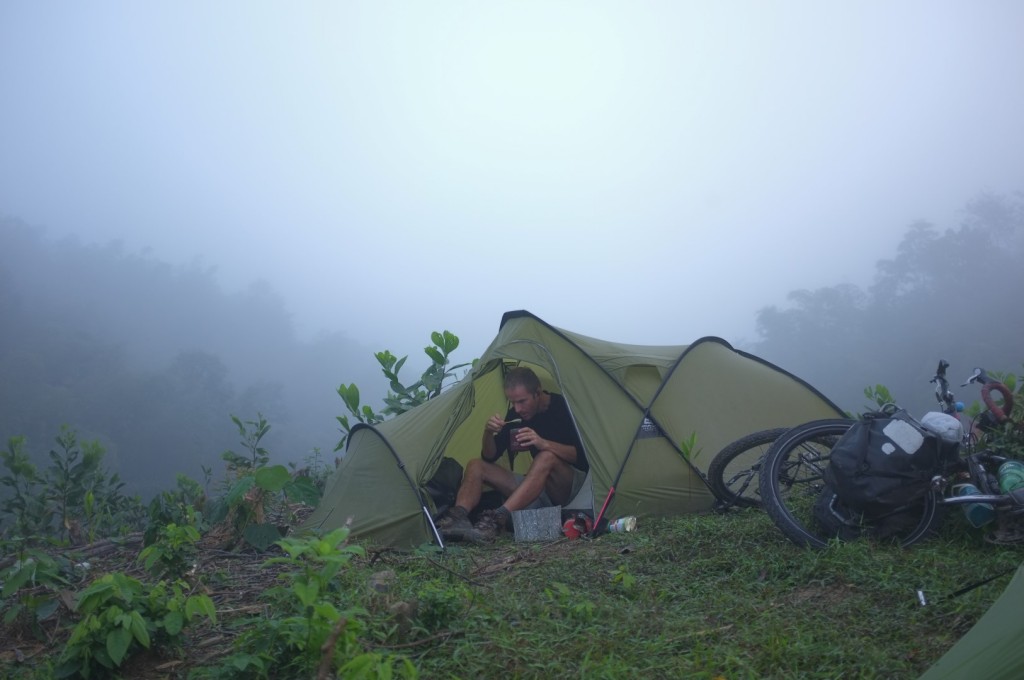 Breakfast in the cloud forest. Photo credit: T. Roininen