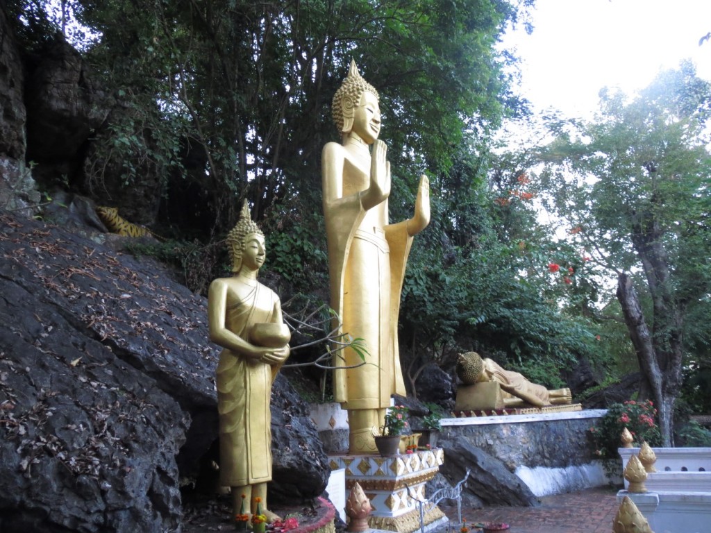 Buddha statues on the Phosy Mount, Luang Prabang