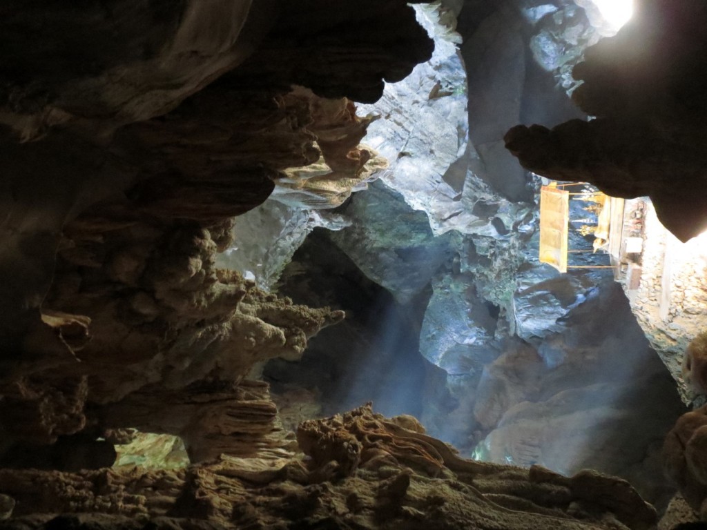 Inside a cave near Vang Vieng.