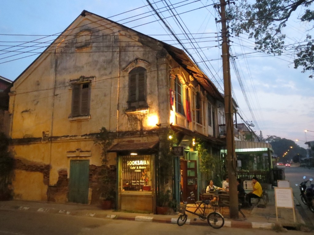 Savannakhet, Laos, where I celebrated my first year on the road since leaving Glossop on 17 Jan 2015.