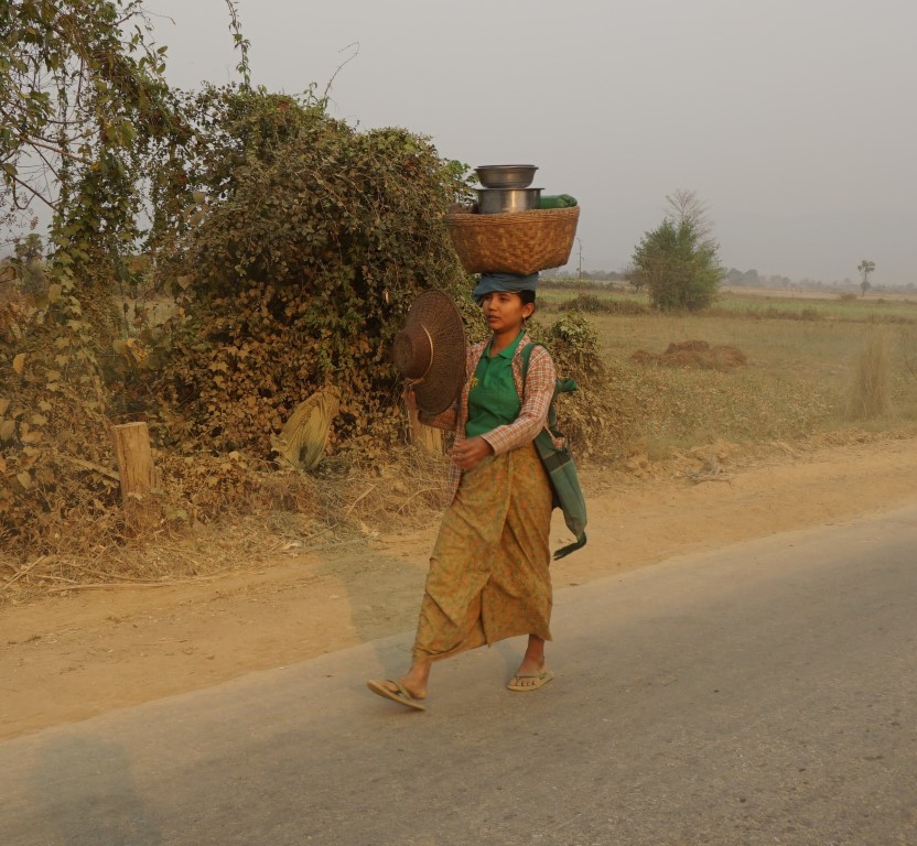 On the road in northern Burma