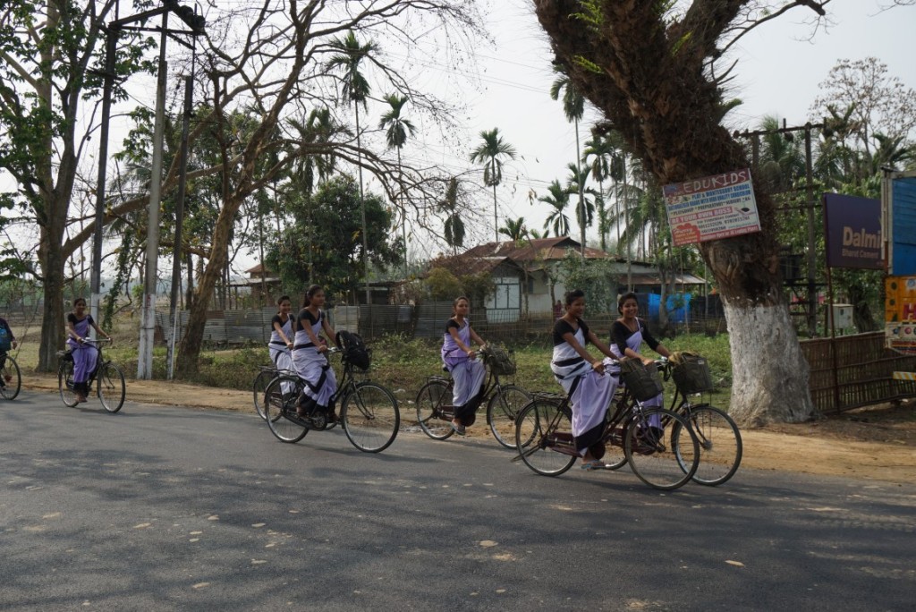 On the road to Dudhnoi, Assam