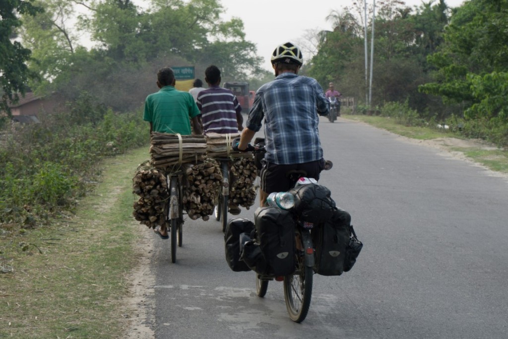 Panniers come in all shapes and sizes in India. Photo credit: M.Walther