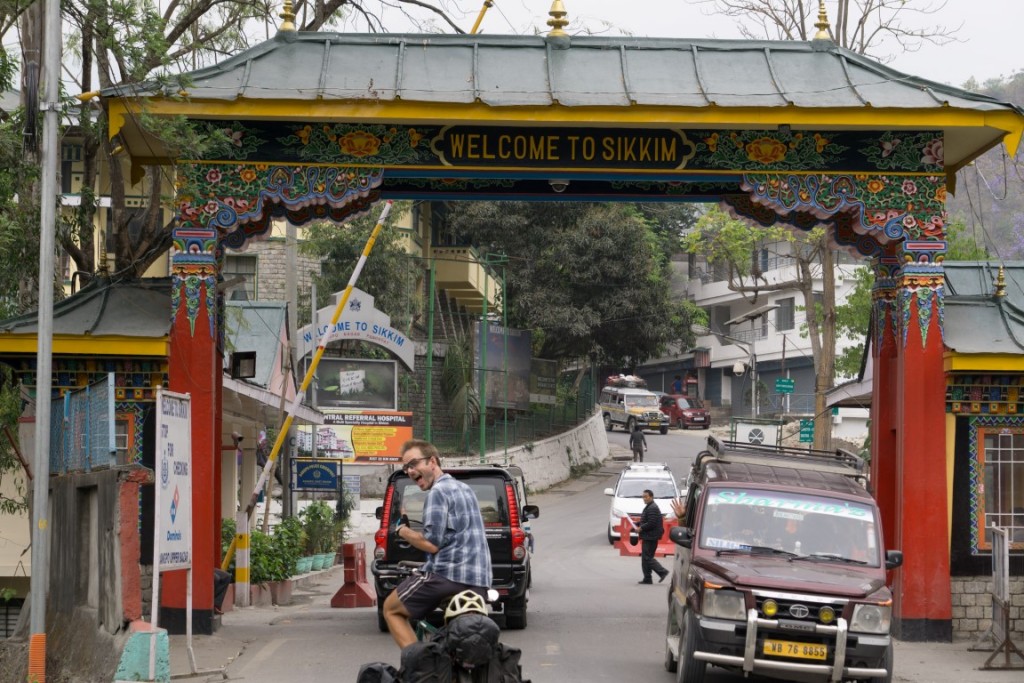 Over the border into Sikkim at Rangpo. Photo credit: M. Walther